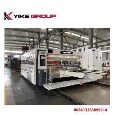 China YK-1224 150 Pcs/Min 4 Color Flexo Printer Slotter Machine Carton Box Making Machine for sale