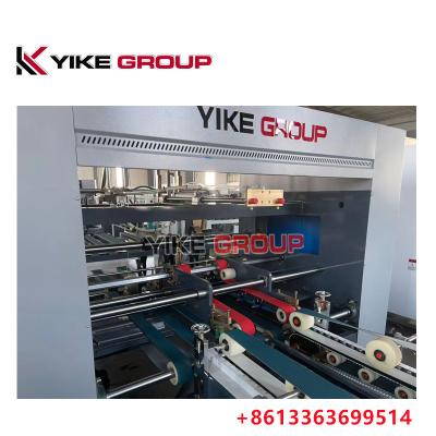 China YIKE GROUP 1200x2400mm Automatic Folder Gluer Machine For Corrugated Box for sale