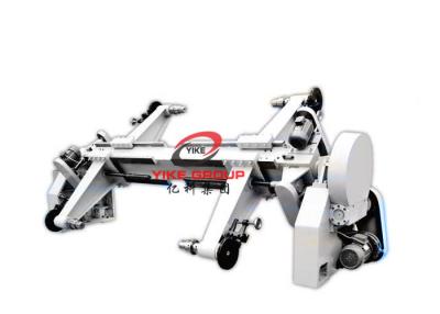 China Electric Drive Shaftless Mill Roll Stand / Semi Auto Reel Stand CE Certified for sale