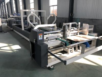 China Automatische Karton-Kasten-Ordner Gluer-Maschine, gewölbter Kasten-faltende Maschine 180m/min zu verkaufen