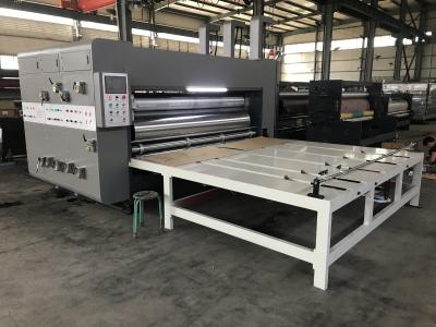 China YK-1424 el tipo impresora acanalada de alimentación Slotter de Flexo del cartón de la cadena muere máquina del cortador en venta