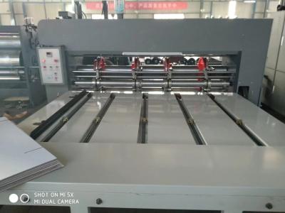 China Máquina rotatoria semi auto acanalada de la caja RS4 Slotter del cartón con la alimentación de cadena en venta