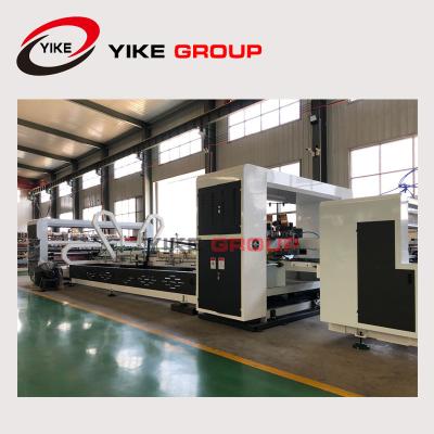 China Fully Automatic Corrugated Box 220v Carton Stitcher And Gluer Machine for sale