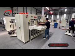 YK-2000 Semi Automatic Stitching Machine Double Pieces Carton Box Making From Yike Group