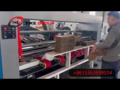 High Speed Automatic Corrugated Carton Box Folder Gluer Machine