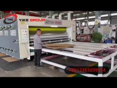 Chain Feeder 2 Color Printer Slotter Die Cutter machine Carton Box Making Machine