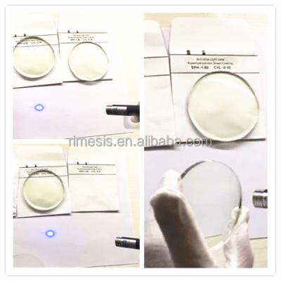 China Anti Blue Ray 1.56 Block 1.61 1.67 Blue Optical Lens With SHMC Coating for sale