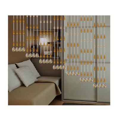 China Home Custom Size All-season PMMA Material Curtains Beads Beaded Curtain For Living Room for sale