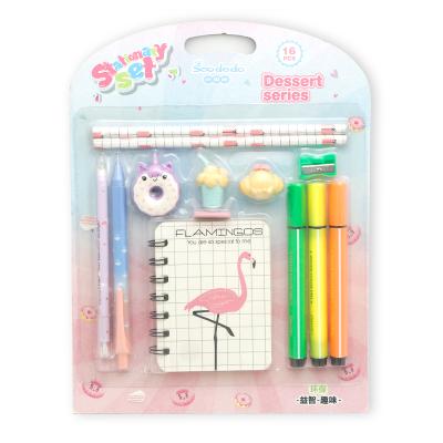 China School Products China Stationery Manufacturer Supplies Custom Girl Boy Children Writing Set Back To School Supplies Set for sale