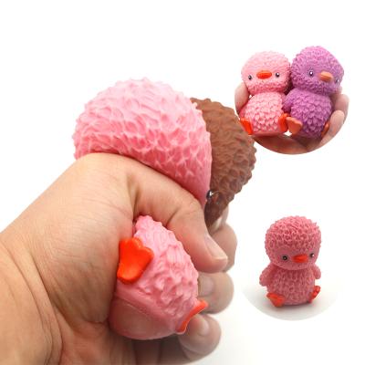 China Funny Educational Toy Hot Selling Squeeze Pressure Release Kids TPR Bird Rubber Stretch Squishy Soft Toys for sale