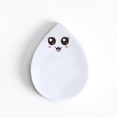 China Self-adhesive Cute Water Drop Notes Memo Pad Paper Memo Pad for sale