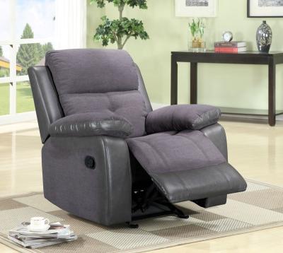 China Massage CY Wholesale Price Fabric Match Leather Manual Recliner Chair, Hot Sale Recliner Sofa Chair for sale