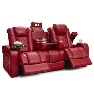 China Leather Recliner Sofa Chair, High End Electric Recliner Cinema, CY Modern Cinema Electric Recliner For Cinema With Laptop Table for sale