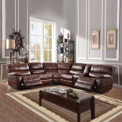 China Modern PU Leather Sectional Lounge Seat Roma Recliner Corner Sofa Sets Massage CY Home Theater For Home for sale