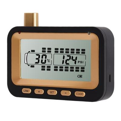 China TPMS Tire Monitors Up To 4 - 34 Wheels RV FCC Certification Tire Pressure Monitoring System 10sensors for sale