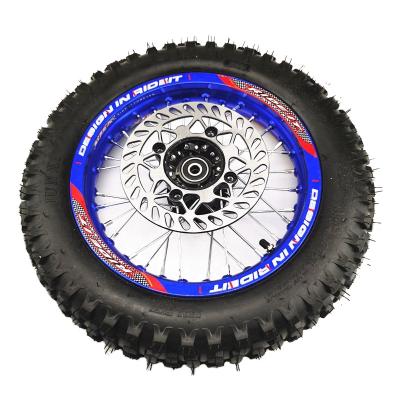 China ALLOY 12inch Dirt Bike Front Wheel Assy With Hub 2.10x12 CRF50 70 TTR BBR Rim 3.00-12 Inner Tube for sale