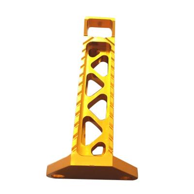 China CNC Gold Aluminum CNC Foot Peg For ATV Bashan 200cc ATV BS200S-7 Spare Parts for sale