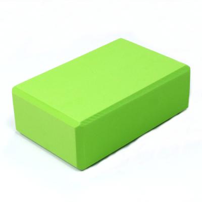 China Bodybuilding Fitness Make Your Own Extra Large Yoga Blocks Pose Large Adjustable Cheap Recycled Foam Eva Yoga Block Green Custom Made for sale