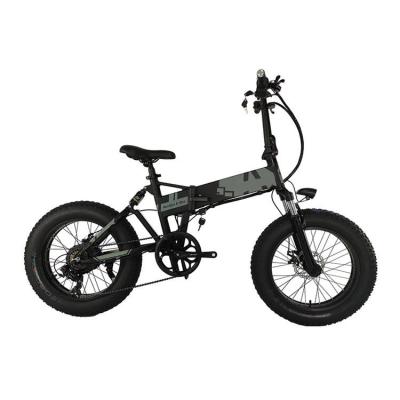 China Aluminum alloy factory price OEM ODM foldable ebike folding fat tire electric bicycle full suspension 7 speed mtb ebike for sale