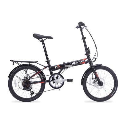 China Wholesale Price Mini 20 Inch Folding Bike 6 Speed ​​Steel Speed ​​Folding Bikes Light Weight Cycling For Adult for sale