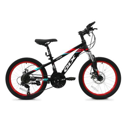 China Hi-Ten wholesale price steel frame 21 speed mountain bike steel kids bike mtb kids cycling for sale