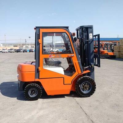 China Japanse vorklift Mitsubishi 2,5 ton 2500 kg Diesel aangedreven vorklift Te koop