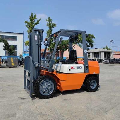 China 3T Gasoline Forklift Truck Warehouse Container Mast 4.8m Counterbalance Trucks for sale