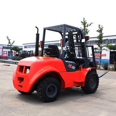 China Chinese Xinchai A495BPG All Terrain Fork Lifts 3500kgs Rough Terrain Fork Truck for sale