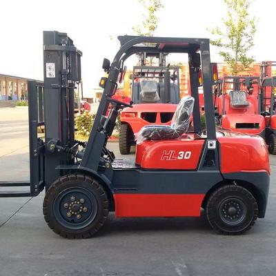 China 3000kg FD30 3 Ton Diesel Forklift Cummins EPA Forklift Truck Counterbalance for sale