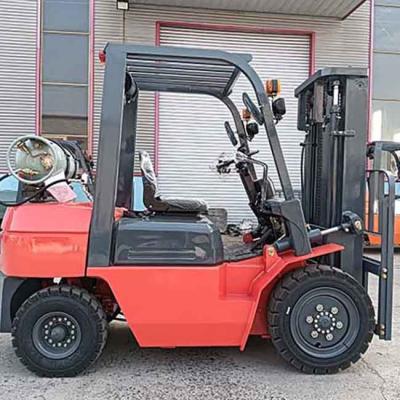 China 3500 Kgs 3.5 Ton LPG Forklift Truck Standard Mast EPA PSI Dual Fuel Forklift for sale