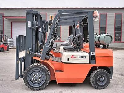 China IMPCO Converter 5 Ton Forklift Duplex 3m 5000kgs Lpg Counterbalance Forklift for sale