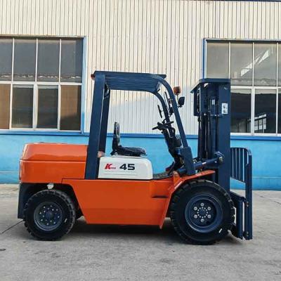 China CPCD45 Diesel Counterbalance 4500kg 4.5 Ton Lift Truck Hydraulic Transmission for sale