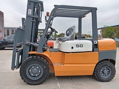 China Counter Balanced Lift Truck 5Ton CPCD50 Diesel Lift Truck Japanese Engine for sale