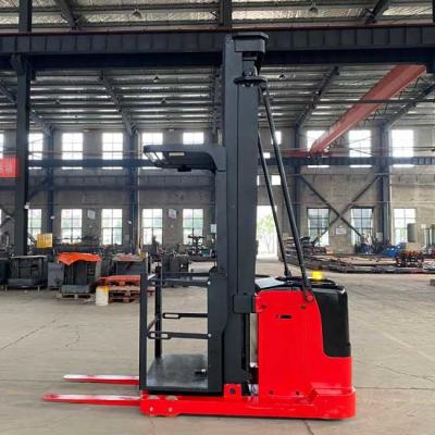 China 1500 kg CQD15S-45 1T Order Picker Vorklift Truck Triplex mast 4,5 tot 6 m Te koop