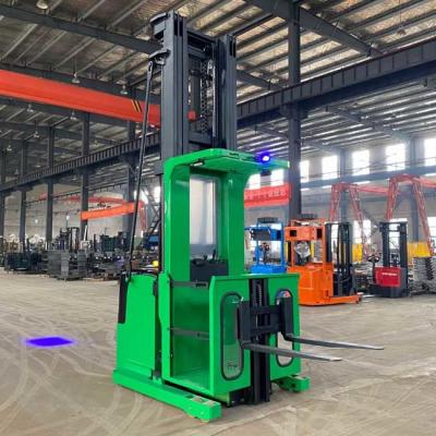 China 1000 kg CQD10S-45 1T Order Picker Vorklift Truck Triplex mast 4,5 tot 6 m Te koop