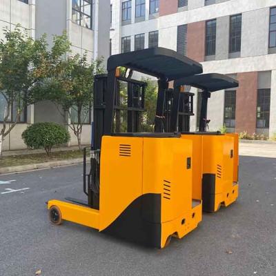 China 2000kg 48V CQD20BS 2.0T Electric Reach Forklift Stand Type Reach Truck Electric for sale