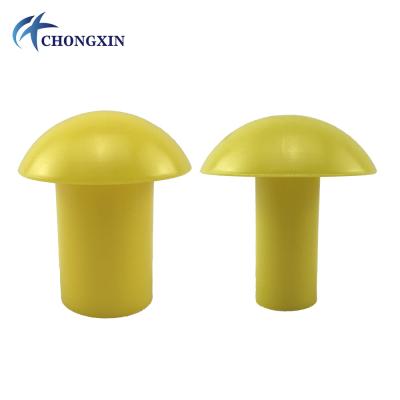 China PP Protect Workers Mushroom Plastic Rebar Safety Caps for sale