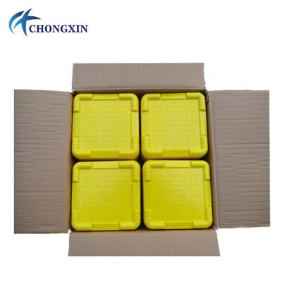 China Yellow PP Scaffolding PP Basepads Tredda Plates for sale