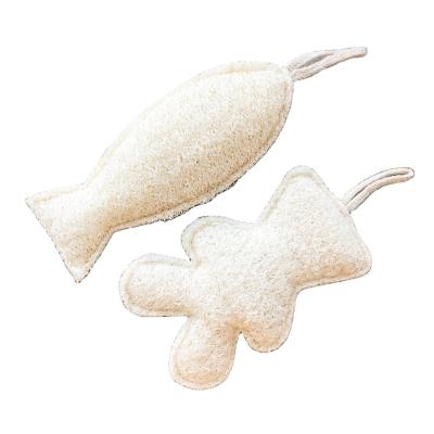 Китай Natural Loofah Loofah Bath And Kitchen Sponge Eco-friendly Plastic Free Shower Sponge продается