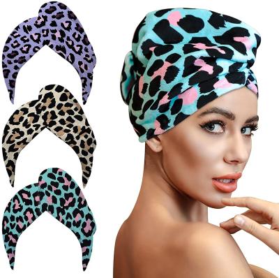 China Durable Microfiber Hair Towel Wrap For Women Drying Hair Wet Easy Twist Turban Hair Wrap Super Absorbent Towels for sale