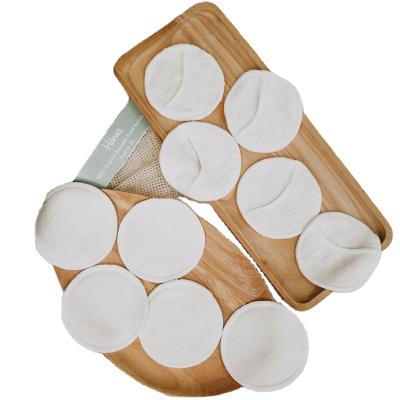 China 80% Three-Layer Cotton Bamboo Makeup Remover Facial Rounds Skin-Friendly Reusable Pads Make Up Remover Pads Te koop