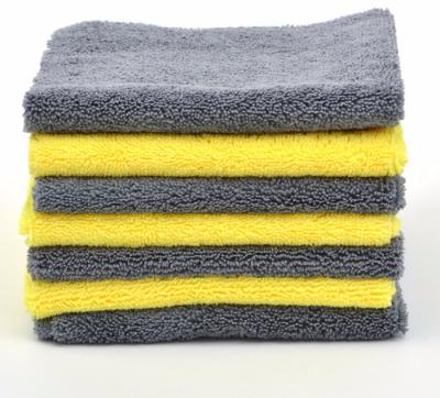 Chine Microfiber Viable Edgeless Cloth Premium Detailing Plush Car Wash Drying Buffing Polishing Towel à vendre