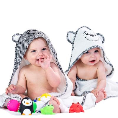 China Sustainable Premium Baby Towels Cotton Hooded Ultra Absorbent Thick Soft Towel With Hood Set Bath Accessories Gift Te koop