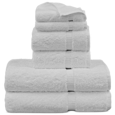 China Reusable 100% Turkish Cotton Bath Towel Sets Luxury Hotel Bathroom Towel Sets Te koop