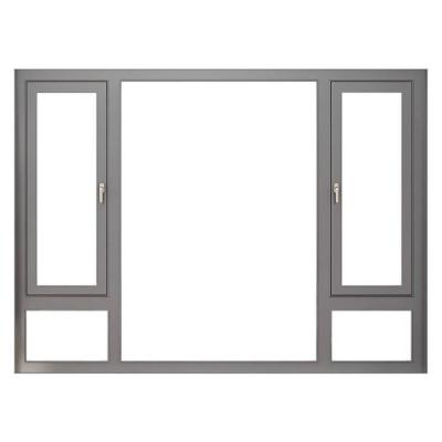 China Swing Casement Window with Two Panel Casement Window with Swing Casement Aluminum Window Small Size Single Door for sale