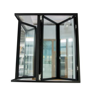 China High Quality Waterproof Shower Doors Folding System Folding Door Aluminum Glass Folding Doors for sale