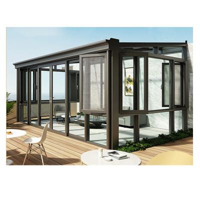 China Conservatory Glass Sunroom Room Energy Saving Outdoor Glass Sunroom Used Sunroom for sale