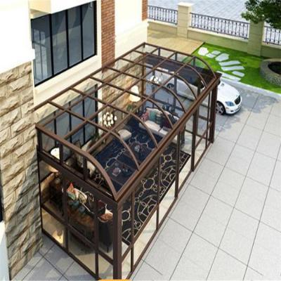 China Hot Selling Energy Saving 3 x Best Product House and Garden Aluminum Winter Garden 5 Bedroom Sight Glass Conservatory for sale