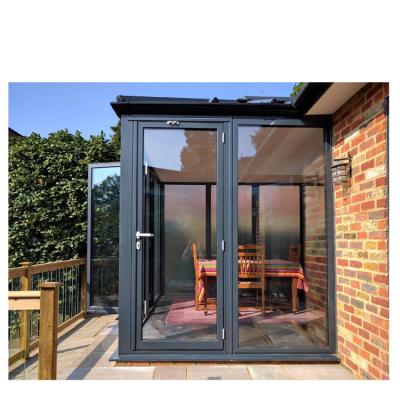 China Energy Saving Glass Chamber for Swimming Pool Slope Roof Winter Garden Sunroom Conservatory Glass Sunroom for sale