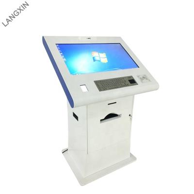 China 32inch Hp A4 Kiosk Interactive Laser Printer with Face Recognition and Optional 32inch or 43inch QR Code Scanner for sale